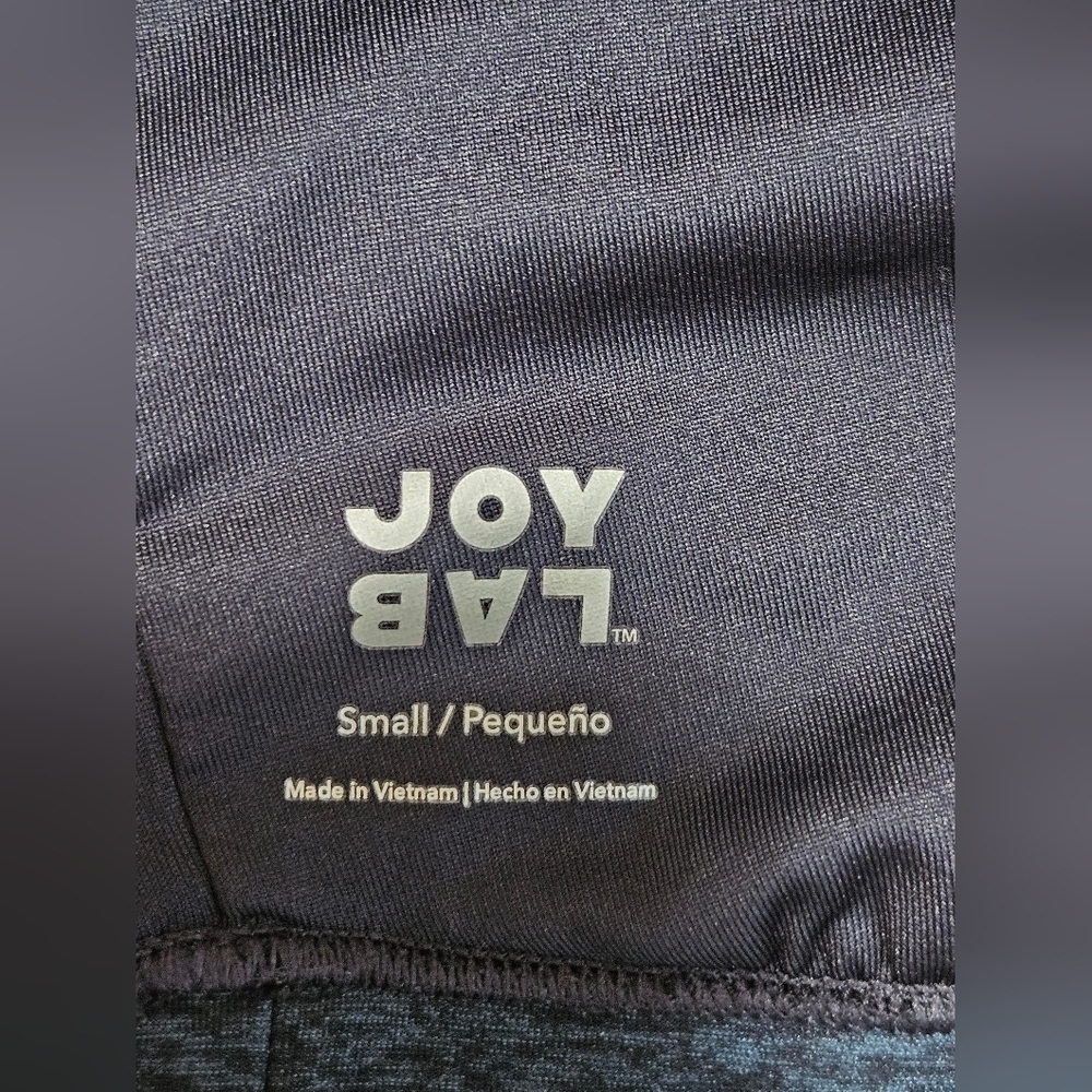 JOY LAB Blue Heathered Racerback Bra - Picture 7 of 8